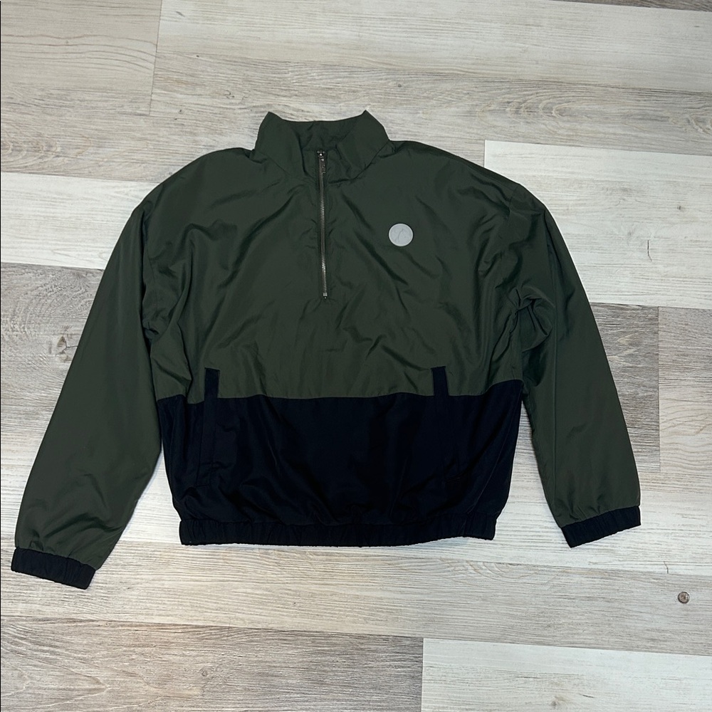 Ladies Olive and Black light Jacket